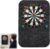 SI SEN Dartboard Wall Protector, Black Felt Material, 35.4×23.6×0.5 Inch, Double-Sided Adhesive, 6 Piece Modular Design
