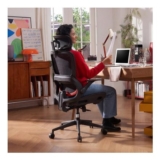 SIHOO B100 Lumbar Support, Full-Mesh Office Chair, 300 Lb, Black