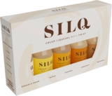 SILQ Cream Shots 5x20ml – Liqueurs with a Twist Mixed Vodka Shots Cookies & Cream, Toffee, Caramel, Espresso, Hazelnut Perfect for Cristmas/Stocking Filler/Gifts, Parties and Celebrations