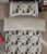 SINGLE Grey Monsters Duvet Cover and Pillowcase Set – Free C&C