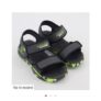 SKECHERS Grey & Green Sola Glow Sandals