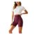 SLNLUYK Womens Seamless High-Waisted Gym Shorts, Tummy Control, Red