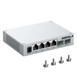 SODOLA 6 Port 2.5Gb Web Managed Switch, 4 x 2.5G Base-T Ports & 2 x 10G SFP – Sold by Sodola Networks / FBA