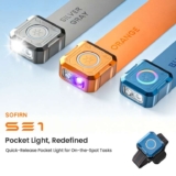 SOFIRN SE1 Pocket Flashlight 300Lm Mini EDC Light RGB Signal Ring Quick-Release with code – Sofirn Official Store