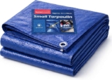 SOL Small Tarpaulin 1m x 0.85m – Waterproof Heavy Duty Cover Sheet – Sold by Money Cruncher FBA