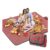 SOMIYAMI Tartan Waterproof Picnic Blanket with Carrying Handle 150x200cm Red