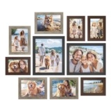 SONGMICS 10 Picture Frames, Plastic Front