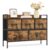 SONGMICS Chest of Drawers, Bedroom Cabinet, 5 Fabric Drawers with Handles