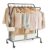 SONGMICS Clothes Rail, Clothes Rack, Double Clothes Hanging Rail