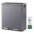 SONGMICS Dual Rubbish Bin, Metal Recycling Bin with 15 Rubbish Bags, 2-Compartment, 2 x 8 Gallons (2 x 30 L), Slate Grey LTB060G01