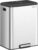 SONGMICS Kitchen Bin, 2 x 8 Gal. (2 x 30 L) Double Rubbish Bin, Stainless Steel (Prime Day Deal)