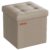 SONGMICS MAZIE Collection, Storage Ottoman, 38 cm Folding Foot Rest Stool