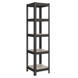 SONGMICS Shelving Unit, 37 x 37 x 150 cm, 400 kg Load Capacity (80 kg per Shelf), Industrial