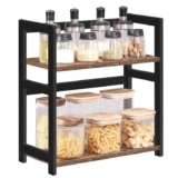 SONGMICS Spice Rack, 2-Tier Countertop Storage Shelf, Bamboo Frame – Sold & Shipped by SONGMICS HOME UK