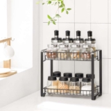 SONGMICS Spice Rack, 2-Tier Kitchen Shelf, with Plastic Shelves – Sold by SONGMICS HOME UK / FBA