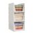 SONGMICS Stackable Wardrobe Storage, Foldable Closet Organizer, 3 Baskets LPC310WZ01