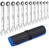 SORAKO Ratchet Spanner Sets in Roll Bag