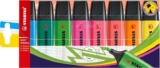 STABILO BOSS ORIGINAL – Highlighter Pack of 8 – Assorted Colours