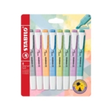 STABILO Swing Cool Pastel Highlighters, Pack of 8