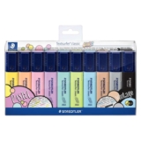 STAEDTLER 364 CWP10 Textsurfer Classic Highlighter – Assorted Vintage & Pastel Colours (Pack of 10)