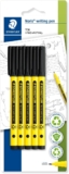 STAEDTLER Noris – Handwriting Pen – Black – Pack of 5, 307-9 BK5
