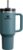 STANLEY 1913 Quencher H2.0 Flowstate Tumbler 1.2L – Cold for 11 Hours – Iced for 48 Hours – Metal Water Bottle with Straw, Handle and Lid – Dishwasher Safe – Travel Mug for Cold Drinks – Blue Spruce