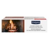 STARWAX – Chimney Sweep Log Creosote & Soot Remover – Loosens Soot & Tar – Odourless – Use 1 to 2 Times/Year – Patented Formula – 1.1 kg