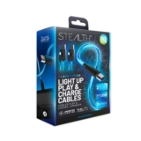 STEALTH 2m LED Light-up Twin Play and Charge Cables PS4-Compatible