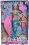 STEFFI LOVE Simba 105733336 105733336 Mermaid and Evi 12 cm Doll Steffi Model and Evi Doll