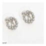 STEVE MADDEN Silver Embellished Stud Earrings