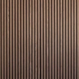 STRIVO Acoustic Slat Panel – 600mm x 2400mm (Walnut / Black Oak / Dark Grey Oak) – Delivery only