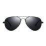 SUNGAIT Classic Pilot Sunglasses, Polarized UV400, Unisex, Black Frame