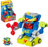 SUPERTHINGS Ultra Striker Mr. King. Mr. Kings Ultra Striker robot from the animated series Superthings Kazoom Power. Contains 1 Ultra Striker robot and 1 exclusive Mr. King.