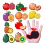 SUPINEEDO Cute Fruit Fridge Magnets for Kids 1-3