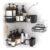 SURFOU Corner Shower Caddy 3-Pack, Rustproof Adhesive Shelves, No-Drill