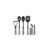 Sabichi Stainless Steel Nylon Utensils: Masher, Spoon, Turner, Tin Opener