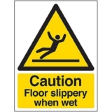 Safety Warning General – Caution Floor Slippery When Wet – 200 X 300mm