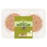 Sainsburys 4 x Garlic & Rosemary Lamb Smash Burgers 340g – Nectar Price