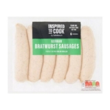 Sainsburys 6 German Bratwurst Sausages 540g (Nectar)