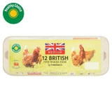 Sainsburys British Free Range Eggs Medium x12 (Nectar Price)