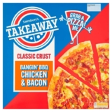 Sainsburys Classic Crust BBQ Chicken Pizza 540g Meal Deal with side and dip