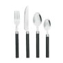 Sainsburys Home 16pc Coloured Handle Cutlery Set – Black