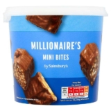 Sainsburys Mini Bites Tubs (Millionaires / Flapjack / Double Chocolate / Brownie / Chocolate Orange / Rocky Road) – Nectar