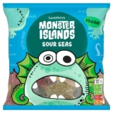 Sainsburys Monster Islands Sour Seas 170g – nectar card