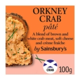 Sainsburys Orkney Crab Pate 100g (Nectar)