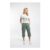 Salena 3/4 Length Trousers Army Green