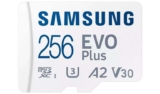 Samsung EVO Plus 160MBs MicroSD Memory Card – 256GB U3 V30 A2 – Free C&C