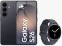 Samsung Galaxy S26 256GB Claim Watch8 – iD 25GB data, EU roaming – £9 Upfront w/code – £25.99pm/24m Get 200GB – £692.76
