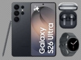 Samsung Galaxy S26 Ultra 512GB Watch8 Buds4 Pro Magnetic Case – O2 200GB Data – £549 Upfront w/Code – £26pm/24m (£1108 w/Trade In)
