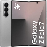 Samsung Galaxy Z Fold7 AI Phone, Thin and Light Foldable Design, Large Screen, 200MP Camera, 256GB Storage, 12GB Memory, 4400 mAh Battery, Silver Shadow, 3 Year Extended Warranty (UK Version)